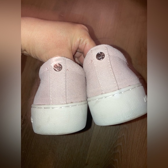 Michael Kors KEATON SLIP ON LASERED SUEDE Women’s Pink Slip-On Sneakers … - Picture 7 of 10